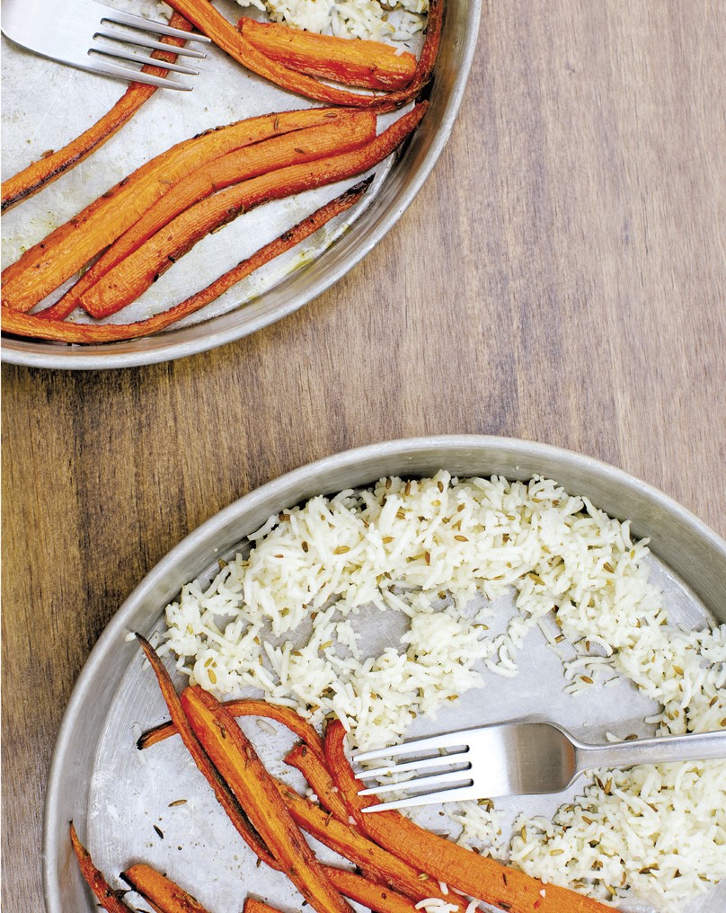 Печени зеленчуци с ориз