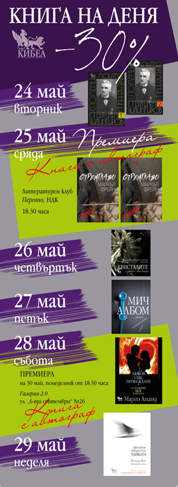 КИБЕА на Пролетния базар на книгата 2016