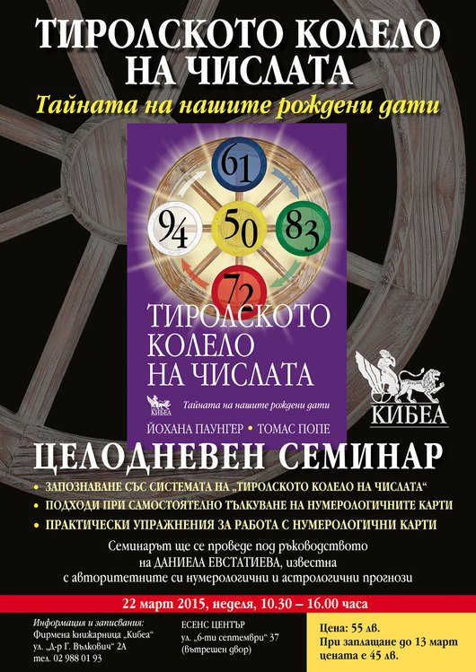 Тиролското колело на числата. Тайната на нашите рождени дати